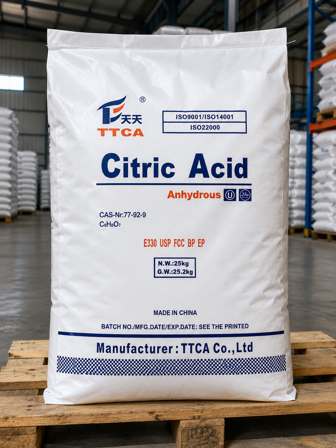 TTCA Citric Acid Anhydrous