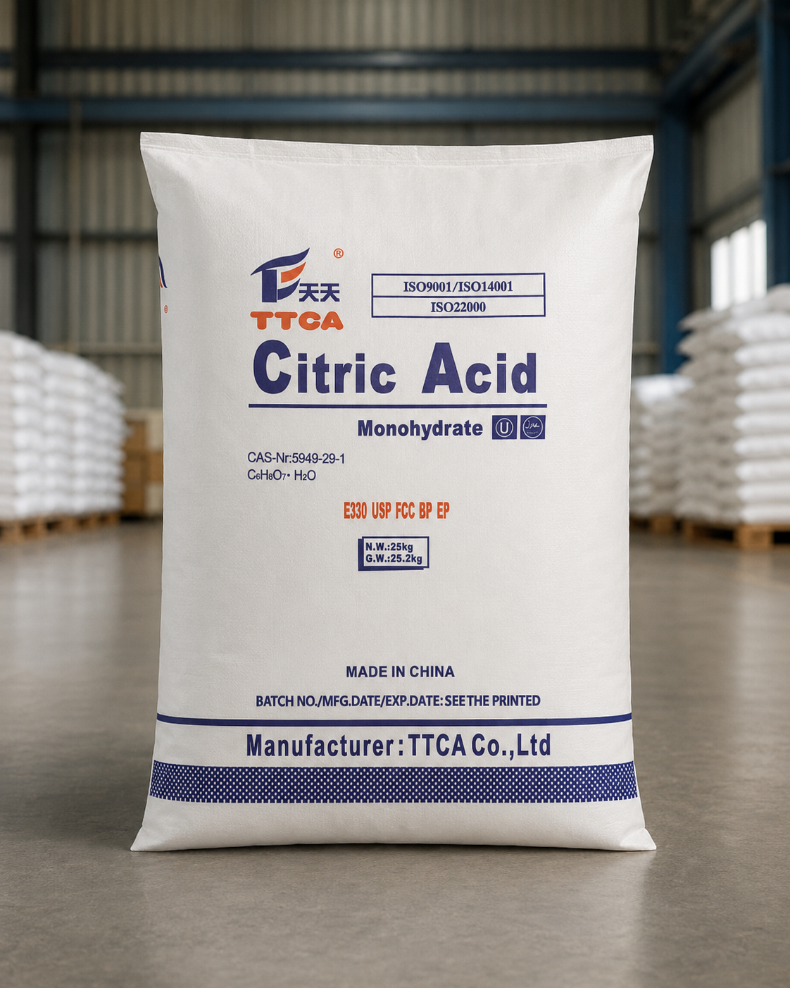 TTCA Citric Acid Monohydrate